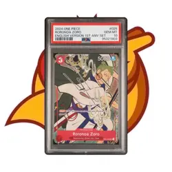 RORONOA ZORO OP01-025 PSA 10 ENGLISH 1ST ANNIVERSARY SET PROMO ONE PIECE - Image 1