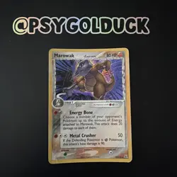 Marowak 10/113 Holo Rare EX Delta Species Pokemon Card LP E4 - Image 1