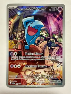 Team Rocket's Wobbuffet 203 Sv: Scarlet & Violet Promo Cards Holo - Image 1