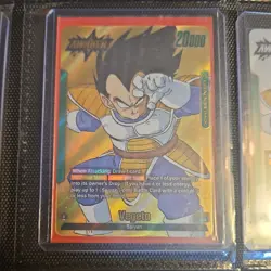 Bandai Dragon Ball Super Card Game Vegeta Leader Awaken Foil 6 20000 Power - Image 1