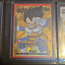 Bandai Dragon Ball Super Card Game Vegeta Leader Awaken Foil 6 20000 Power - Image 2