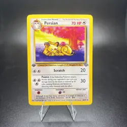Pokemon Persian 1st Edition Non Holo 42/64 Jungle Uncommon Card NM NEAR MINT -c - Image 1