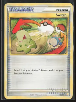 Switch Uncommon HeartGold SoulSilver 102/123 LP Pokemon Card - Image 1