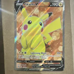 Pokemon Pikachu V SWSH063 SWSH: Sword & Shield Promo Cards Holo Promo 190 HP - Image 1