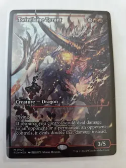 mtg, Twinflame Tyrant (Showcase) Foundations Foil NM - Image 1