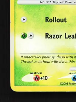 Turtwig 77/100 MP Majestic Dawn English Pokemon Card TCG - Image 2