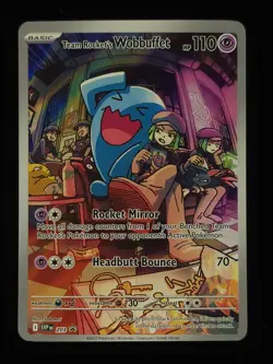 Rocket's Wobbuffet 203 Pokemon Scarlet & Violet Promo 🔥 - Image 1