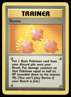 Pokemon Cards Revive 89/102 Base Set WOTC Unlimited Uncommon NM *2 - Image 1