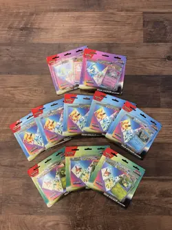 Pokemon (LOT OF 10) - Prismatic Evolutions Tech Sticker Collection - New Sealed - Image 1