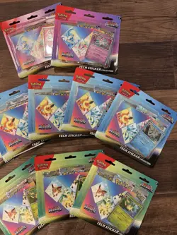 Pokemon (LOT OF 10) - Prismatic Evolutions Tech Sticker Collection - New Sealed - Image 3