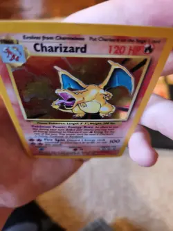 Pokemon WOTC unlimited Charizard Base Set Holo Rare Unlimited English 4/102 - Image 4