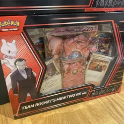 POKEMON TCG SCARLET & VIOLET DESTINED RIVALS TEAM ROCKET'S MEWTWO EX BOX X2 - Image 4