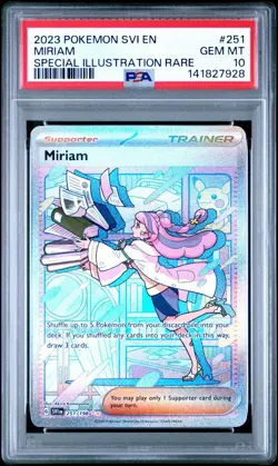 PSA 10 Miriam 251/198 Pokemon Scarlet&Violet Base Set Special illustration Rare - Image 2