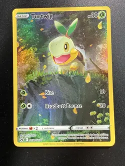 Pokemon TCG Turtwig GG31/GG70 Crown Zenith Illustration Rare. NM - Image 1
