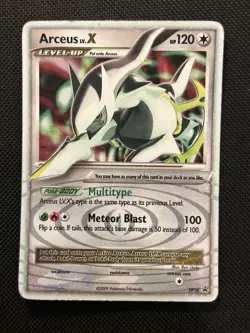 Pokemon TCG Arceus LV.X DP56 Ultra Rare Diamond & Pearl Promo DMG - Image 1