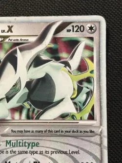 Pokemon TCG Arceus LV.X DP56 Ultra Rare Diamond & Pearl Promo DMG - Image 2