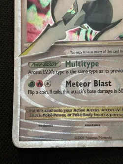 Pokemon TCG Arceus LV.X DP56 Ultra Rare Diamond & Pearl Promo DMG - Image 4