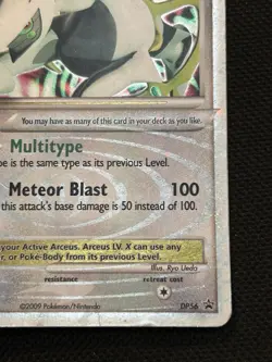 Pokemon TCG Arceus LV.X DP56 Ultra Rare Diamond & Pearl Promo DMG - Image 5