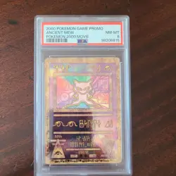 2000 POKEMON GAME MOVIE POKEMON 2000 MOVIE ANCIENT MEW PSA 8 - Image 1