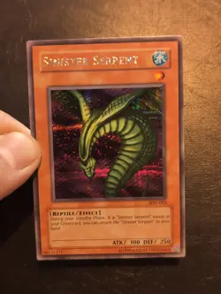 Yu-Gi-Oh! PRISMATIC SECRET RARE HOLO CARD SINISTER SERPENT SDD-002 NM - Image 3