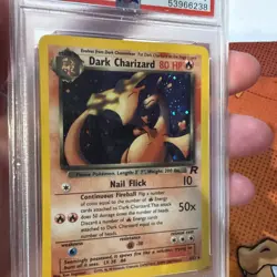 2000 Pokemon Rocket Dark Charizard Holo PSA 7 Near Mint Rare Card 4/82 Vintage 4 - Image 5