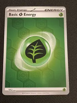 POKEMON TCG: SHROUDED FABLE LEAF ENERGY REVERSE HOLO CARD NM/M - Image 1
