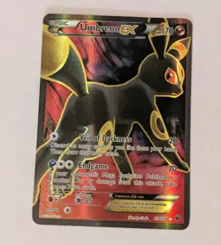 Pokemon Card TCG Umbreon-EX Fates Collide Holo Card 119/124 Full Art Ultra Rare - Image 1