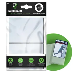 CardGuard Premium Sports Card Sleeves, 100 Count Clear Penny Sleeves Pokemon TCG - Image 1