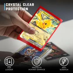 CardGuard Premium Sports Card Sleeves, 100 Count Clear Penny Sleeves Pokemon TCG - Image 2