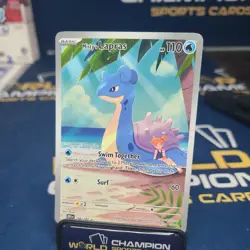 Pokemon TCG Holo Misty's Lapras Card NM IR 194/182 Sv10: Destined Rivals - Image 2