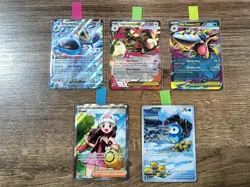 Pokemon TCG Bundle | X5 Cards| Phantasmal Flames | Double Rares, Ultra Rare & IR - Image 1