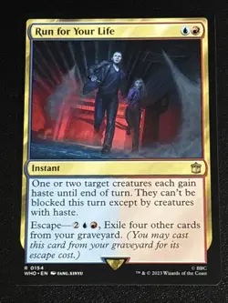 MTG Universes Beyond: Doctor Who Run for Your Life 0154 NM Rare - Image 1