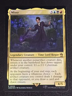 MTG Universes Beyond: Doctor Who Missy Foil 0008 NM Rare - Image 1