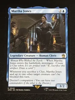 MTG Universes Beyond: Doctor Who Martha Jones 0048 NM Rare - Image 1