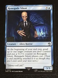MTG Universes Beyond: Doctor Who Renegade Silent 0053 NM - Image 1