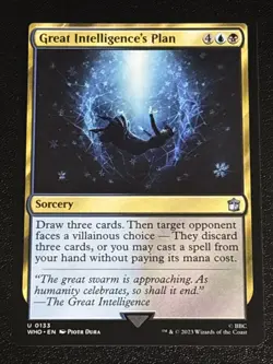 MTG Universes Beyond: Doctor Who Great Intelligence's Plan 0133 NM - Image 1