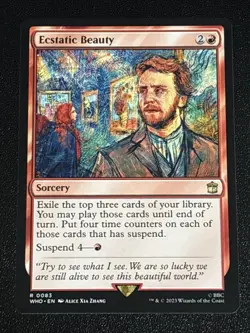 MTG Universes Beyond: Doctor Who Ecstatic Beauty 0083 NM Rare - Image 1