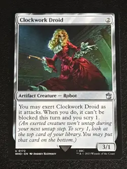 MTG Universes Beyond: Doctor Who Clockwork Droid 0172 NM - Image 1