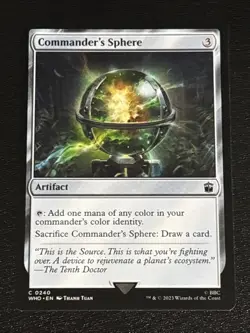MTG Universes Beyond: Doctor Who Commander's Sphere 0240 NM - Image 1