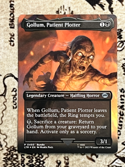 Gollum, Patient Plotter (Borderless) - 450 - Near Mint Magic the Gathering - Image 1