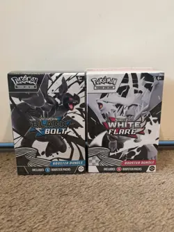 ✅ SEALED ✅Pokemon Black Bolt & White Flare Booster Bundle - Image 1