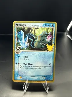 Pokemon TCG Celebrations Mimikyu SWSH136 Holo Rare Promo Card NM - Image 1