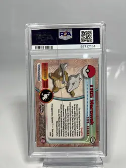 2000 TOPPS CHROME POKEMON T.V. #105 MAROWAK PSA 9 CRACKED SLAB - Image 3
