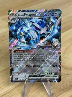Steven's Metagross ex 145/182 - Pokemon TCG Destined Rivals: Holo Ultra Rare NM - Image 1