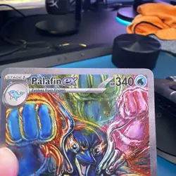 Palafin ex 151/131 - Prismatic Evolutions - Illustration Rare - Pokemon TCG - Image 4