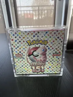 Pokemon Scarlet & Violet 151 sv2a Japanese Factory Sealed w Acrylic Case - Image 1