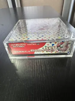 Pokemon Scarlet & Violet 151 sv2a Japanese Factory Sealed w Acrylic Case - Image 5