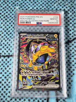 Pokemon Iron Hands ex Sv: Prismatic Evolutions Holo Special Illustration 154/131 - Image 1