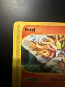 Entei 010/147 Aquapolis Non Holo Regular Pokemon Lightly Played LP - Image 2