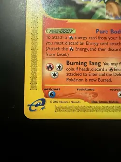 Entei 010/147 Aquapolis Non Holo Regular Pokemon Lightly Played LP - Image 5